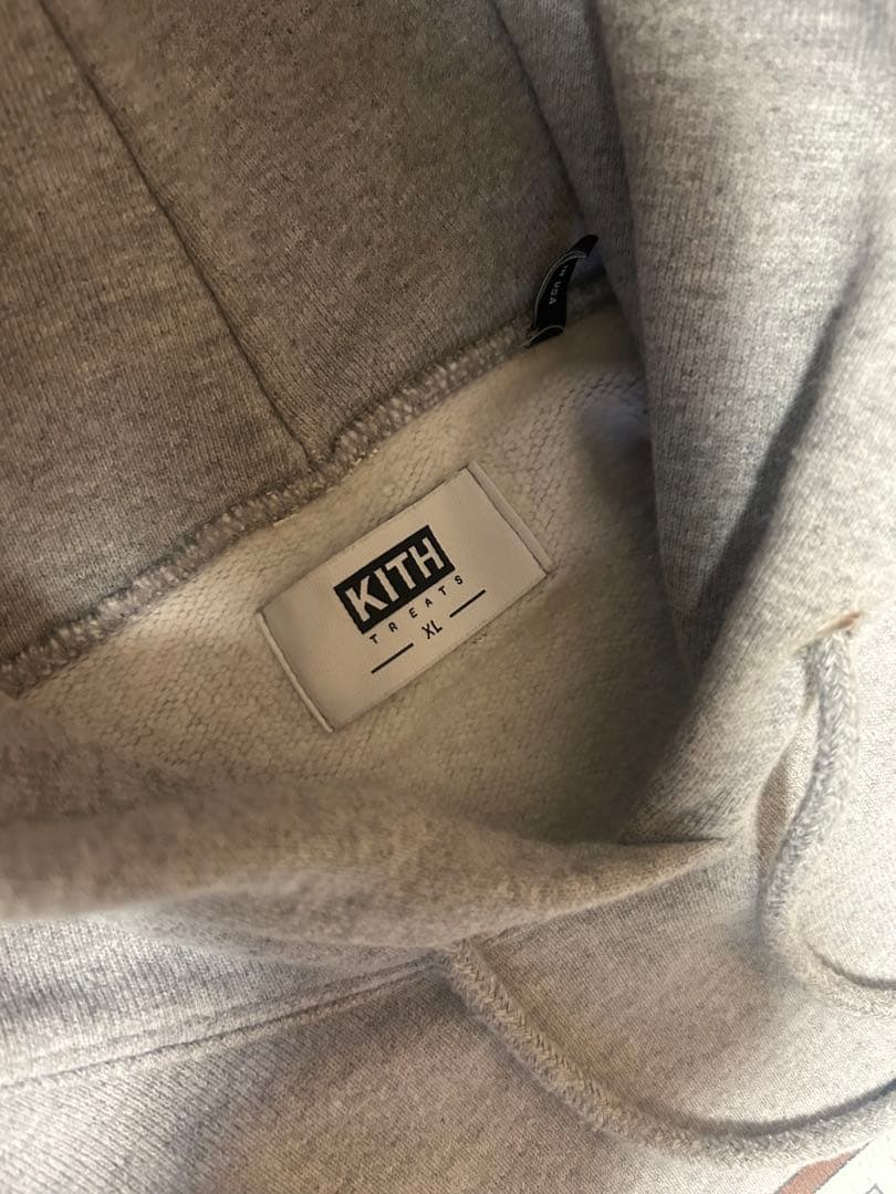 KITH TREATS フード付きパーカー グレーXL