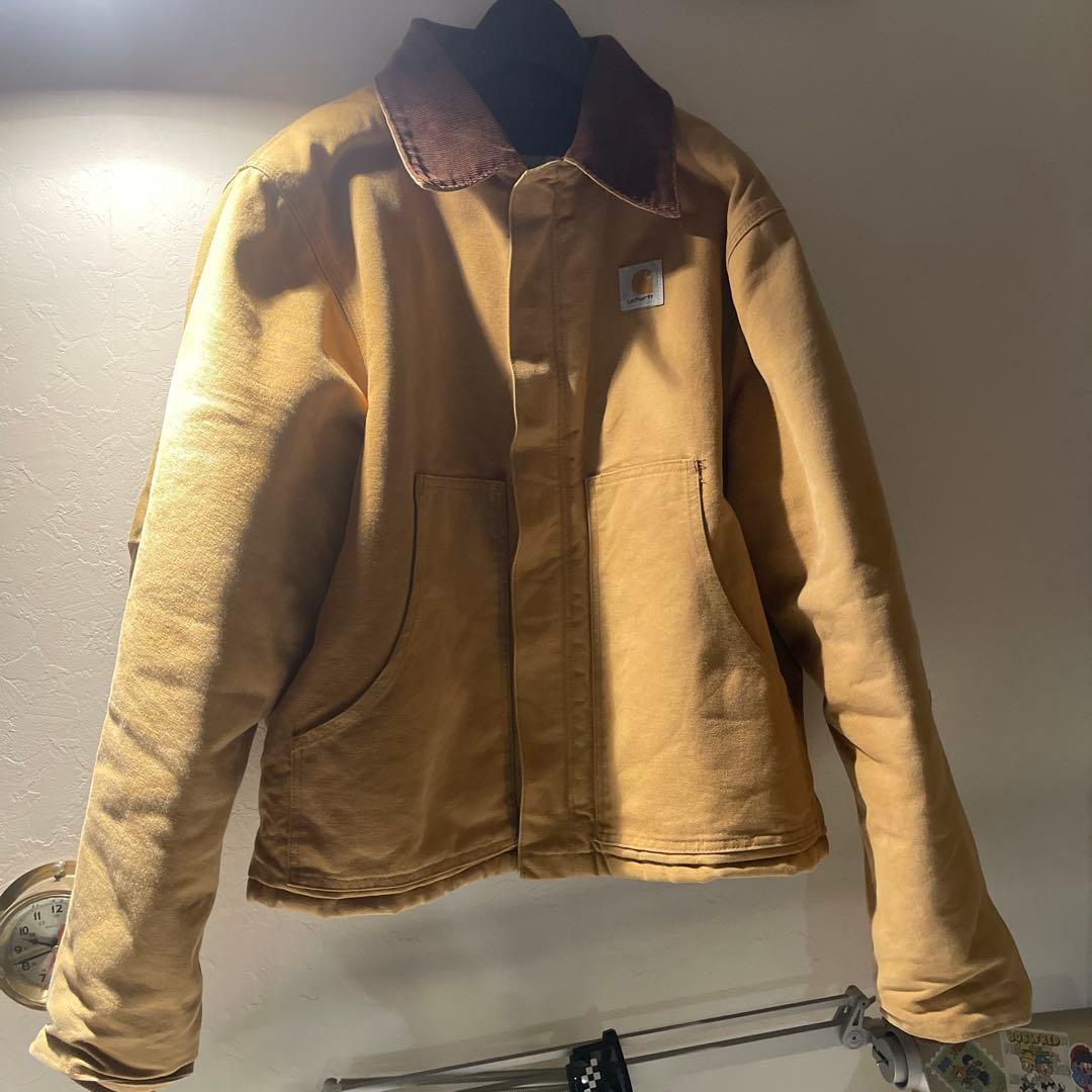 Carhartt コーデュロイ襟 ベージュジャケット