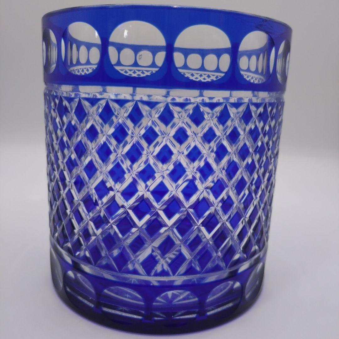 江戸切子　水指　茶道具　伝統工芸品　ガラス