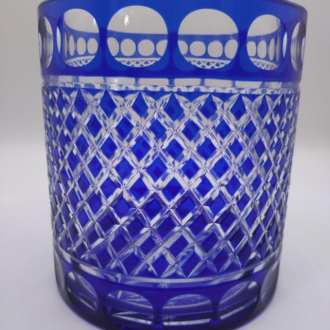 江戸切子　水指　茶道具　伝統工芸品　ガラス