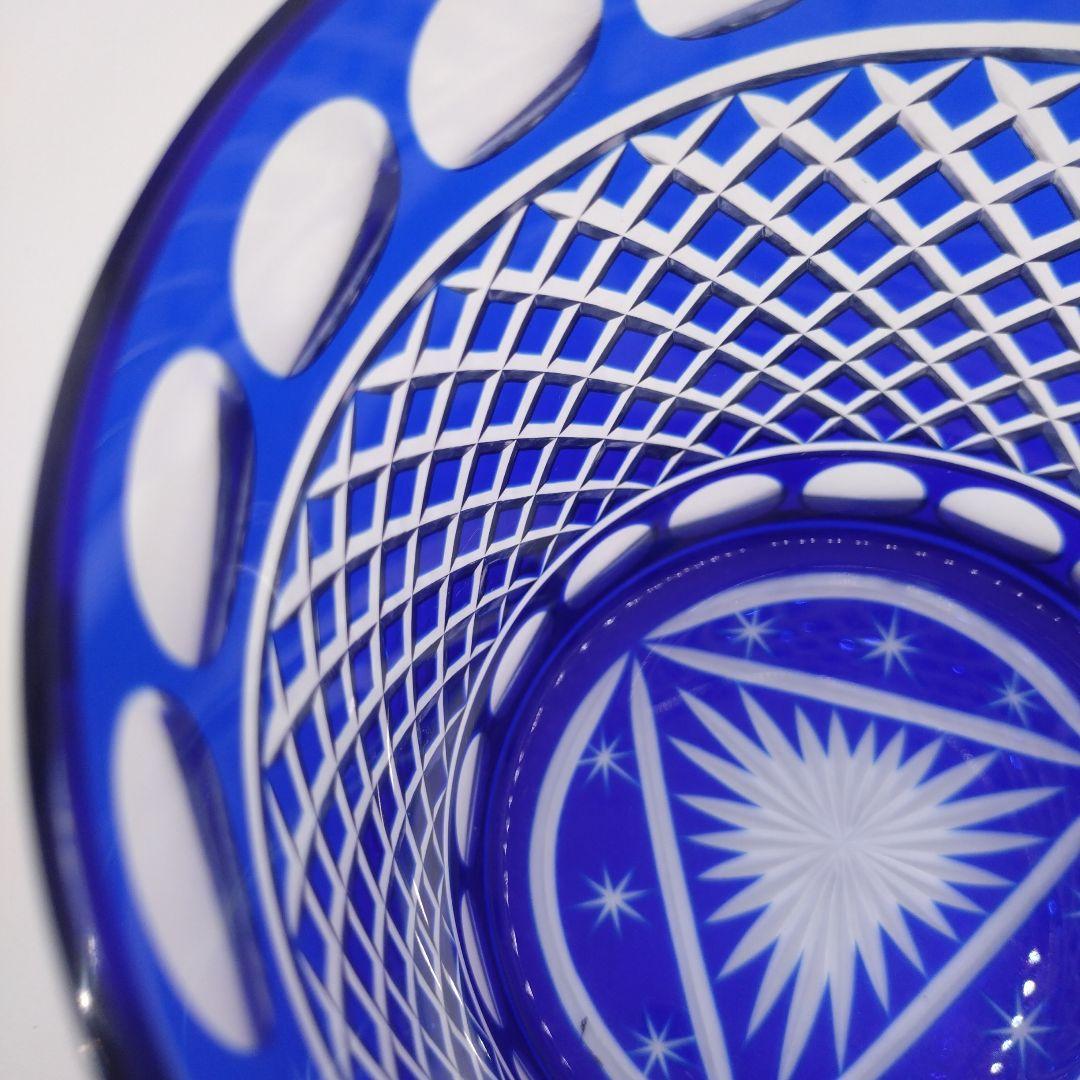 江戸切子　水指　茶道具　伝統工芸品　ガラス