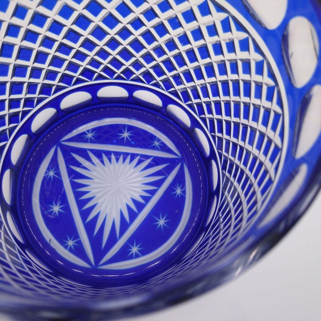 江戸切子　水指　茶道具　伝統工芸品　ガラス