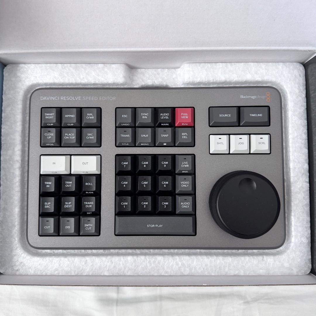 新品 DaVinci Resolve Speed Editor 動画編集 PC
