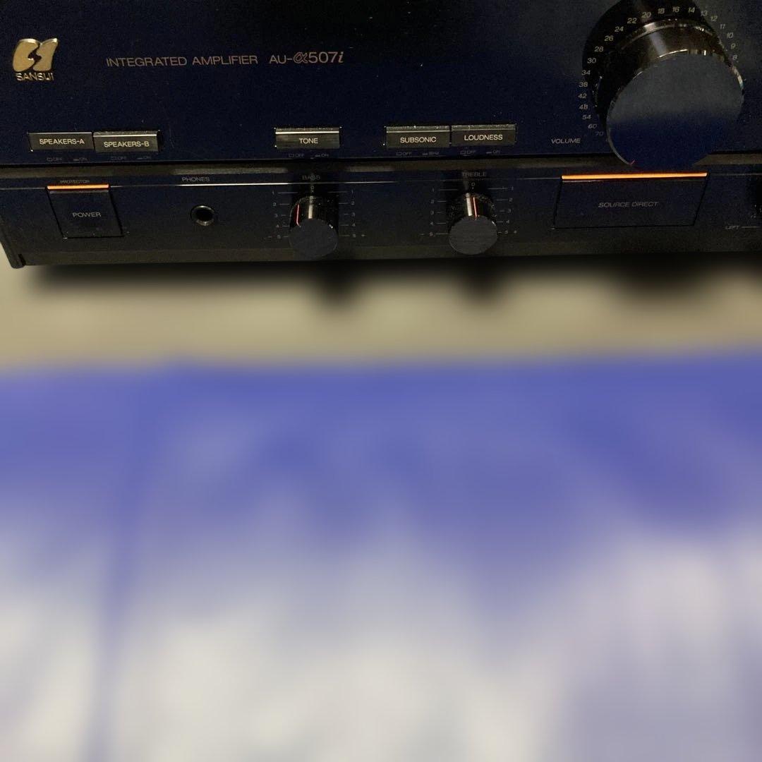 SANSUI 山水プリメインアンプ　Au-α 507 i 動作品　音質良好