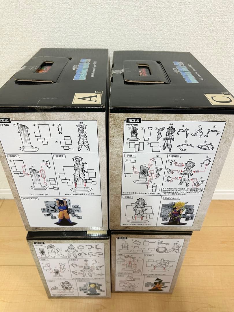 一番くじ ドラゴンボール 40th其の二 Ａ賞 B賞 Ｃ賞 E賞フィギュア 4点