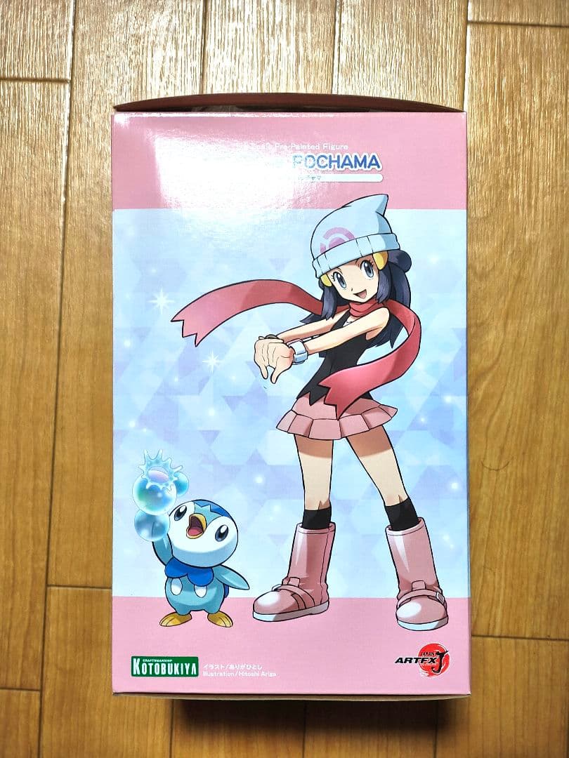 中古 ARTFX J ヒカリ with ポッチャマ 1/8 ポケットモンスター