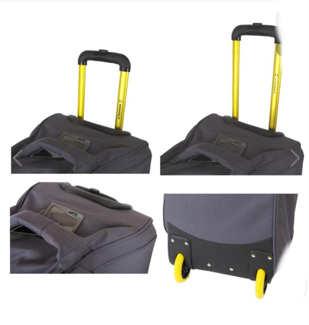 フォルクルVÖLKLの トラベルウィールスポーツバッグ グレー ボストンバッグ