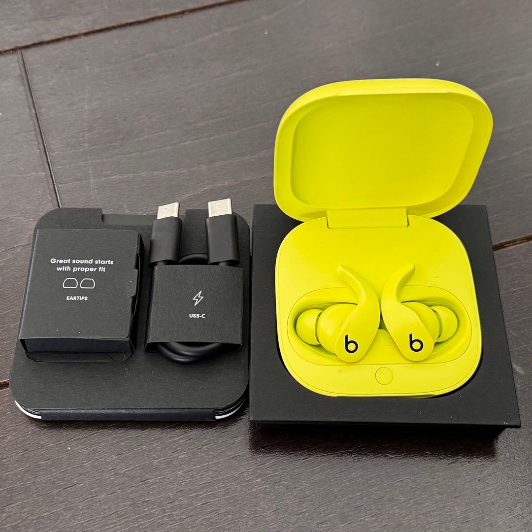 [美品]Beats Fit Pro ワイヤレスイヤホン イエロー