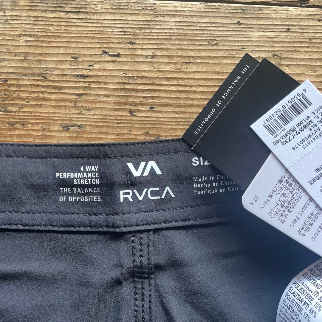 新品　25年春夏　RVCAルーカ　ストレッチファイトショーツ　黒　32