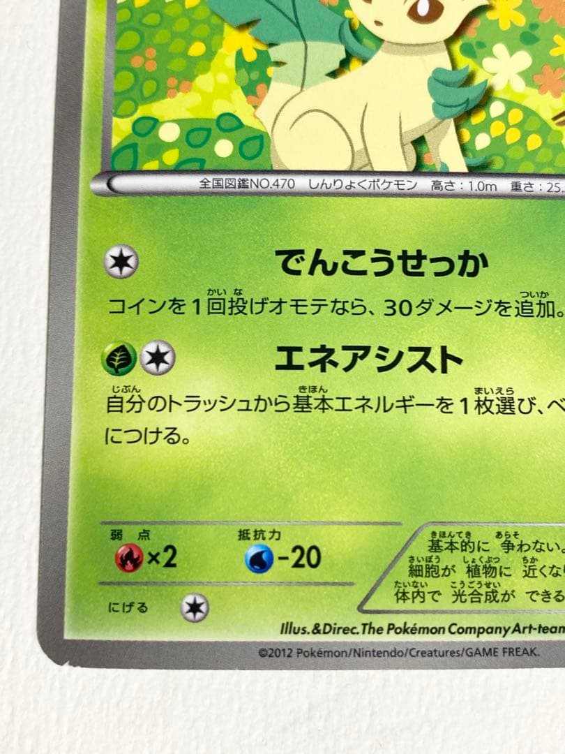 ポケモンカード　bw-p リーフィア　イーブイコレクション　ファイル　プロモ