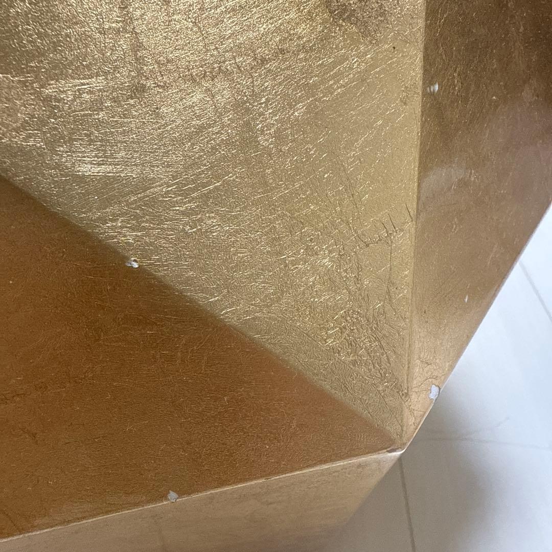 ゴールド 多面体テーブル　フランフラン