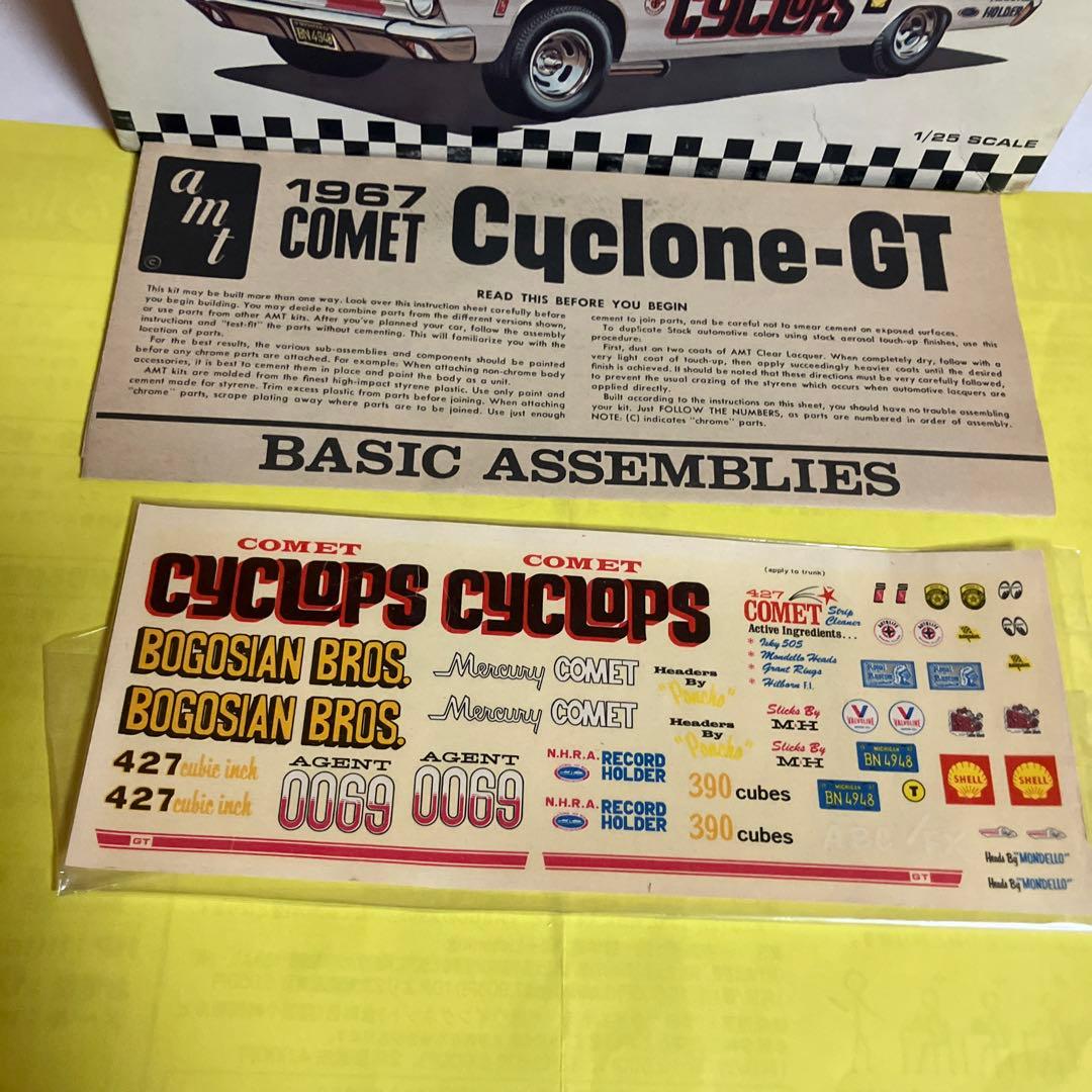 自動車 amt '67 COMET Cyclone-GT Customizing Kit