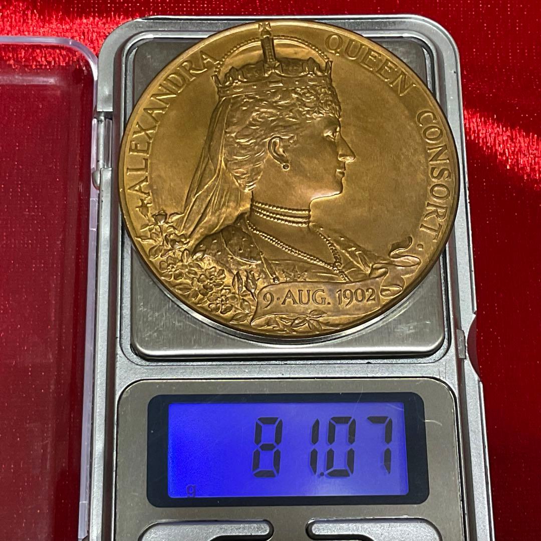 ★即購入大歓迎デース‼️ 1902 エドワード７世 アレクサンドラ王妃 戴冠式記念