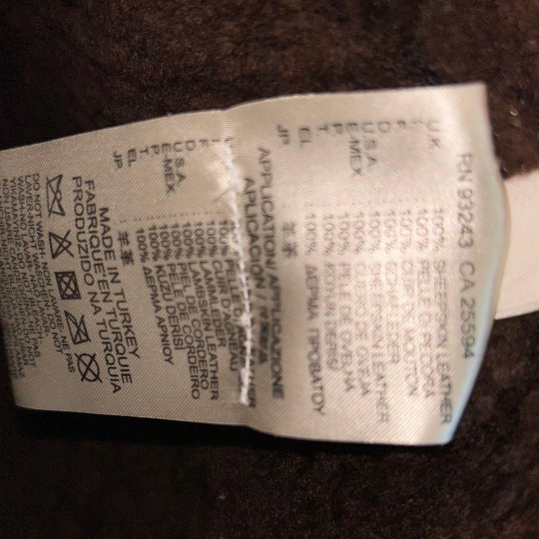 DIESEL ブラウン　羊革　M トルコ　ボア　ブラウン　フライトジャケット