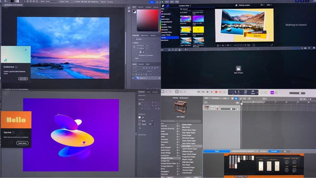 MacBook Air(MacOS2022年／MacOffice／新品バッテリー
