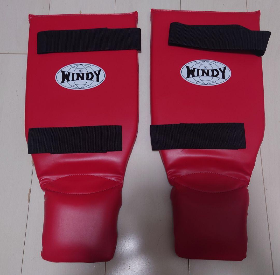 WINDY レッグプロテクター　赤　Lサイズ