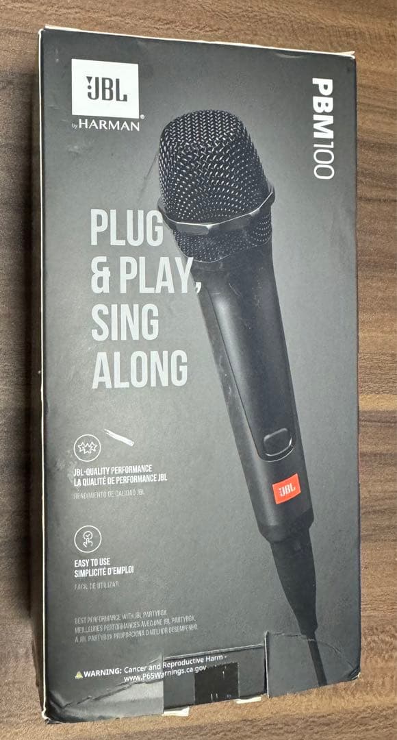 JBL PMB100: 有線ダイナミックボーカルマイク ケーブル付き ブラック