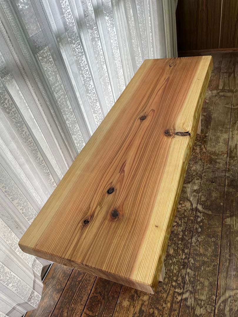 杉　ローテーブル　無垢材　一枚板　テーブル　ダイニングテーブル　机