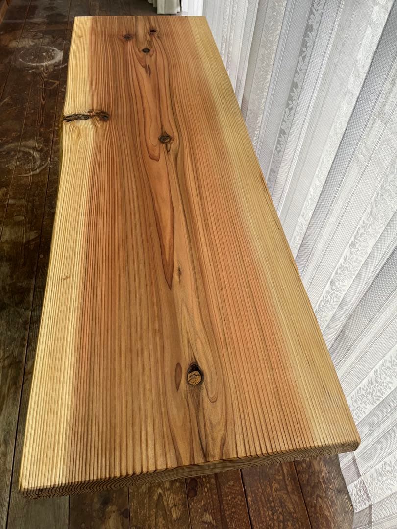 杉　ローテーブル　無垢材　一枚板　テーブル　ダイニングテーブル　机