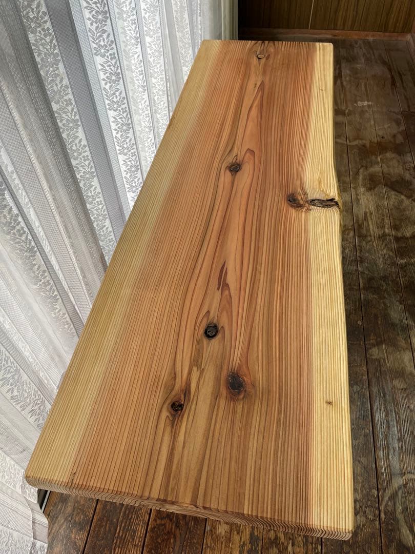 杉　ローテーブル　無垢材　一枚板　テーブル　ダイニングテーブル　机