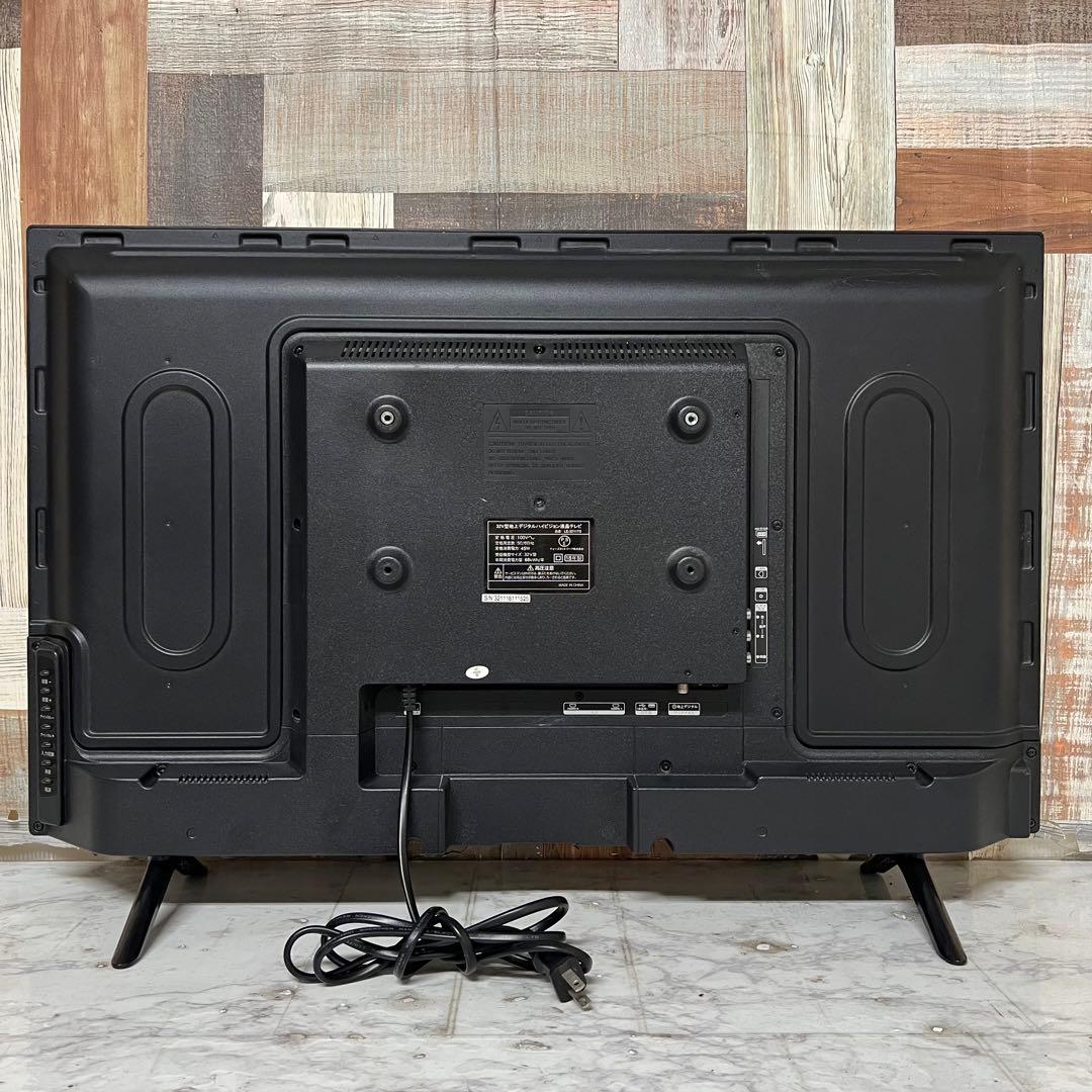 即日受渡❣️全国送料込ティーズネットワーク32型液晶テレビ　外付けHDD録画可能