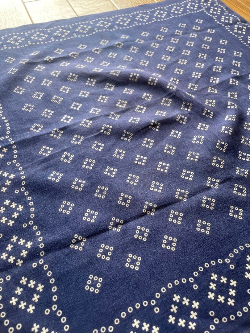 希少　2枚セット　GUARANTEED DUPLEX ネイビー バンダナ　ドット