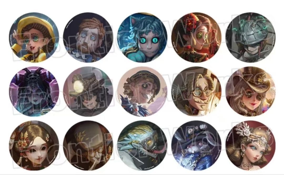 Identity V RE:シリーズ 缶バッジ イラスト box✖️10