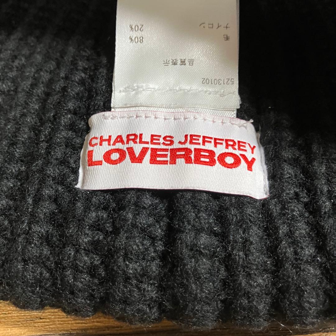 （K25984）★美品★ チャールズ ジェフリー ラバーボーイ ニット帽 猫耳