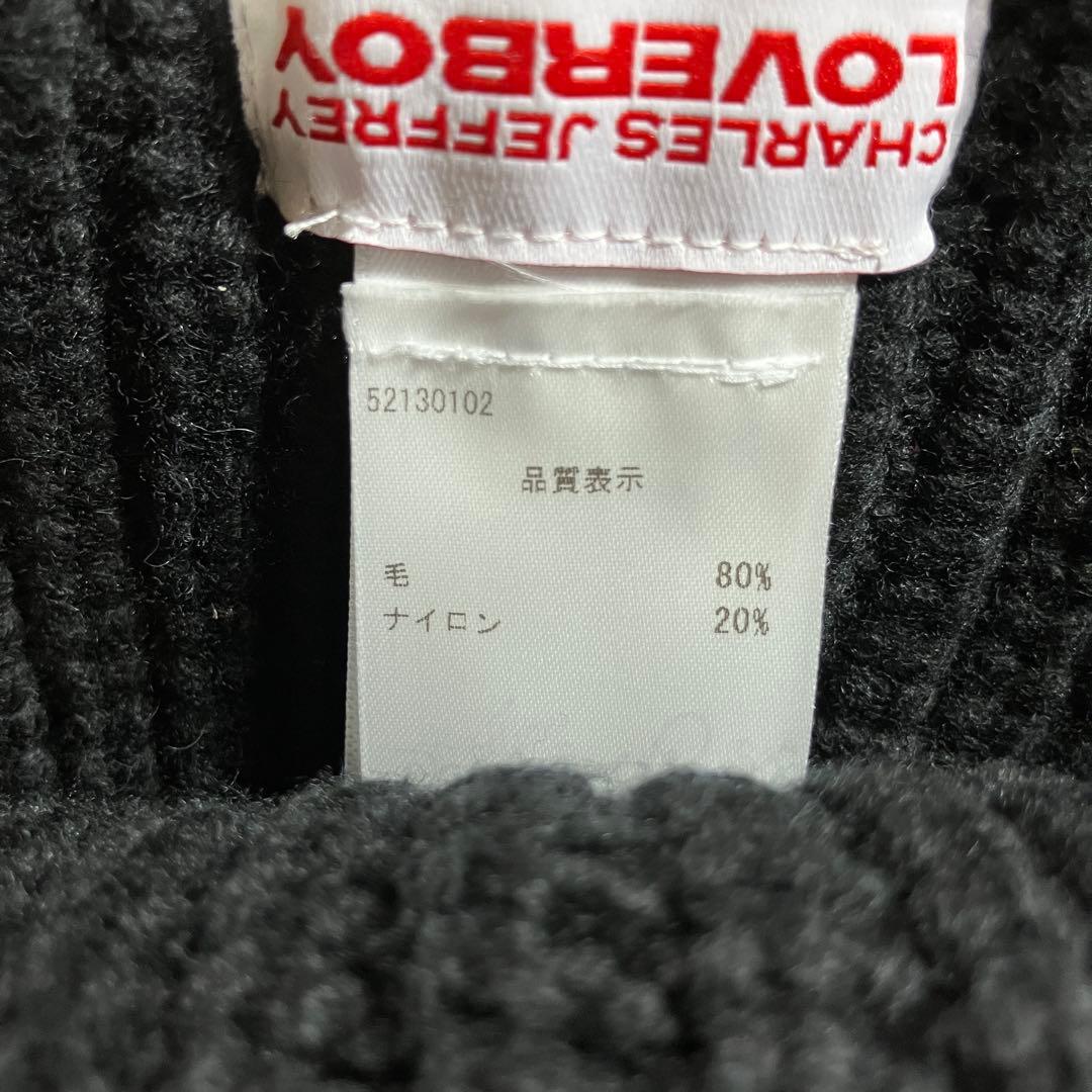 （K25984）★美品★ チャールズ ジェフリー ラバーボーイ ニット帽 猫耳
