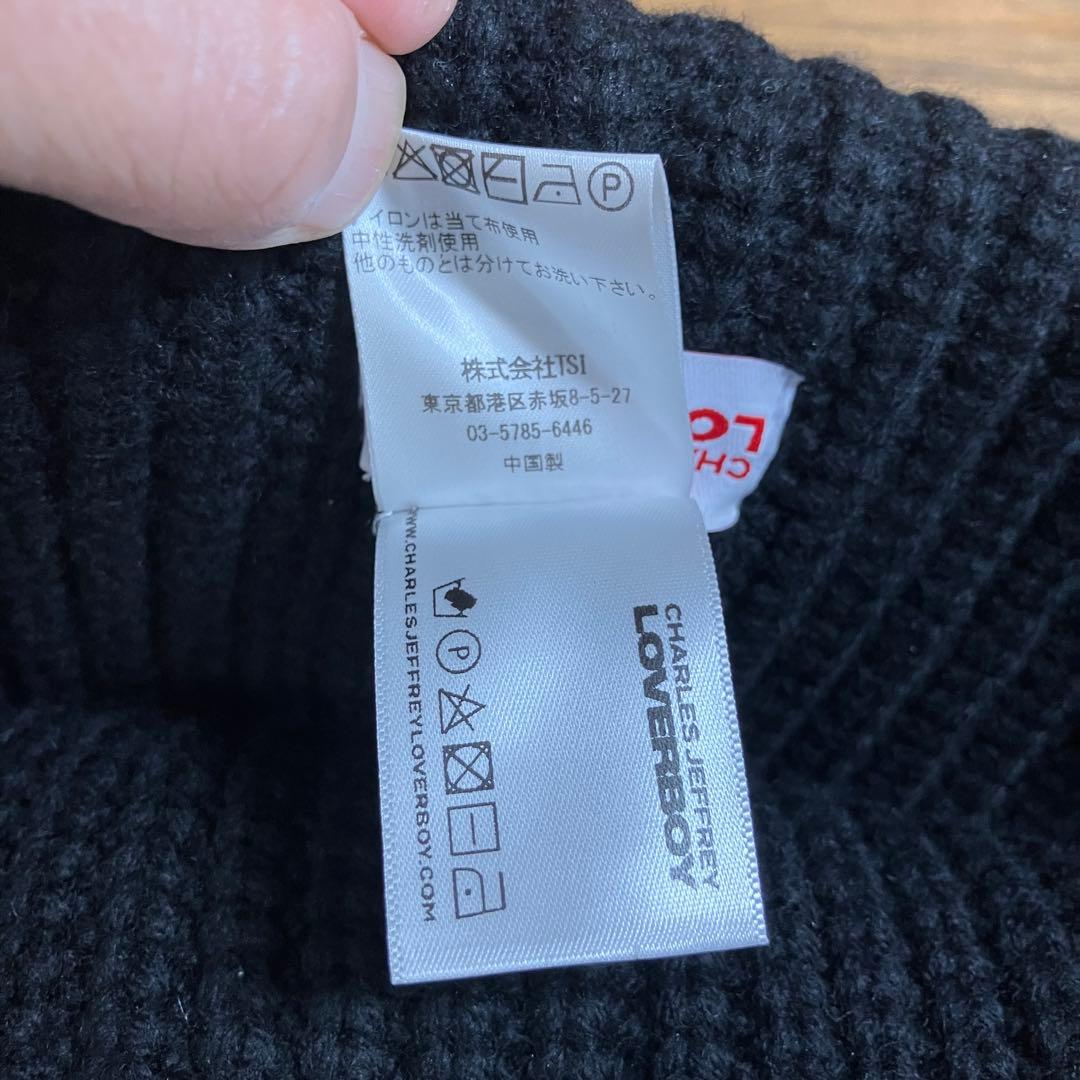 （K25984）★美品★ チャールズ ジェフリー ラバーボーイ ニット帽 猫耳