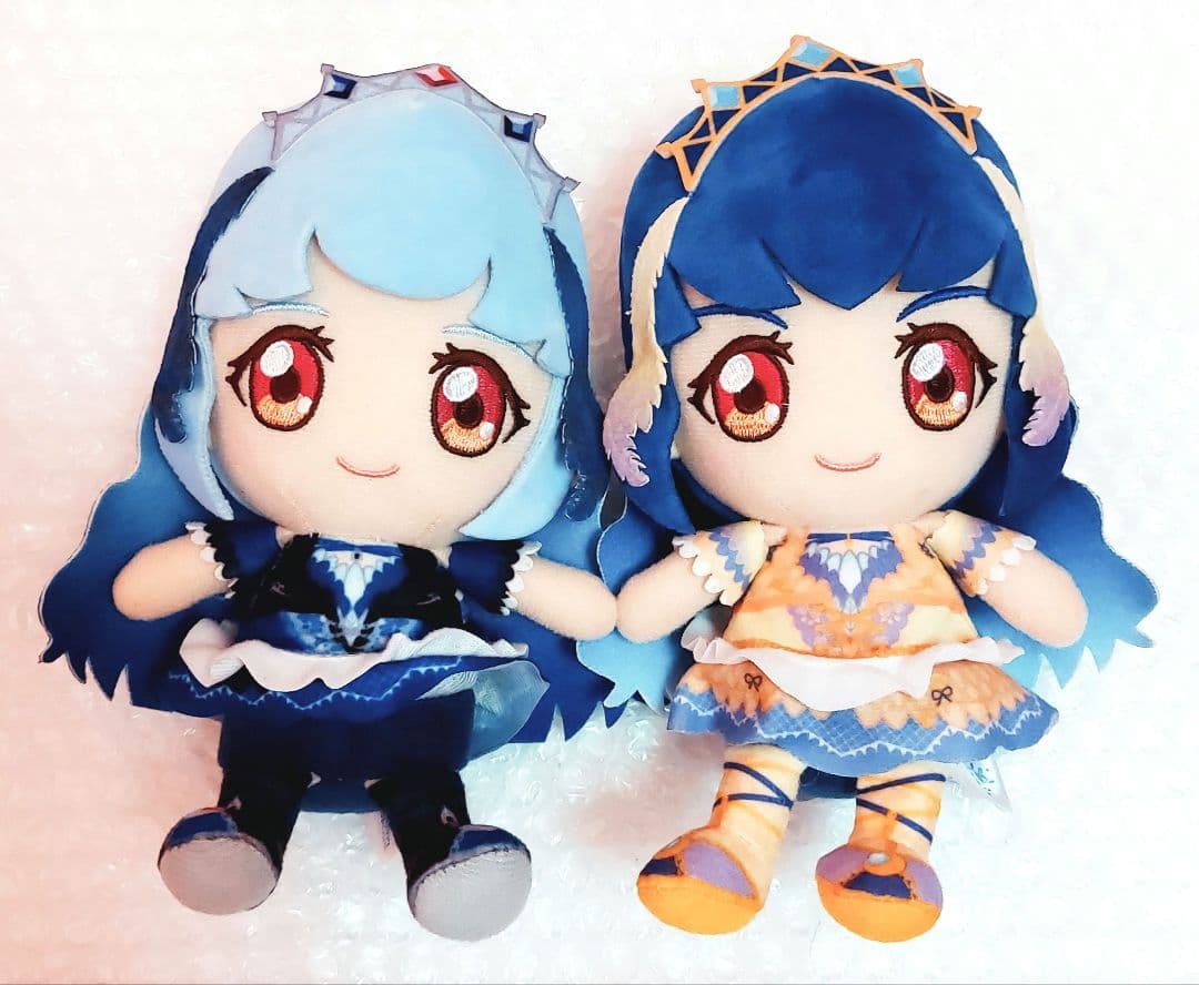 アイカツフレンズ chibiぬいぐるみ白百合さくや 白百合かぐやリフレクトムーン