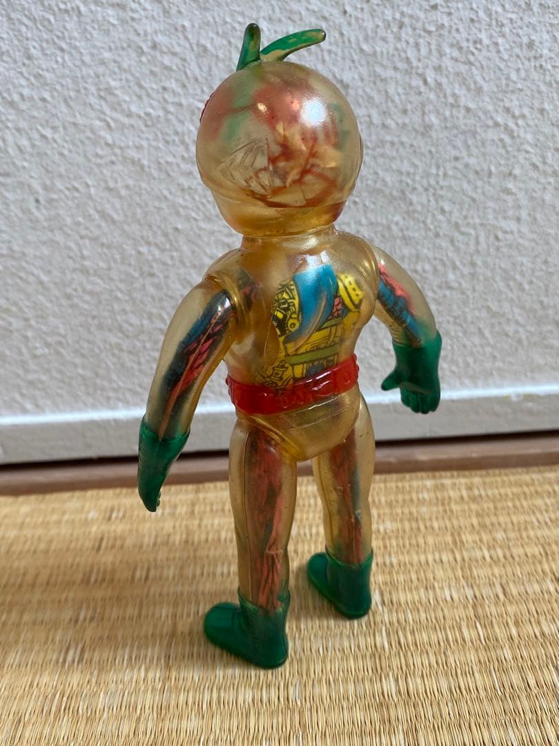 ポピー 仮面ライダー ソフビ 改造人間 仮面ライダー スケルトン クリア