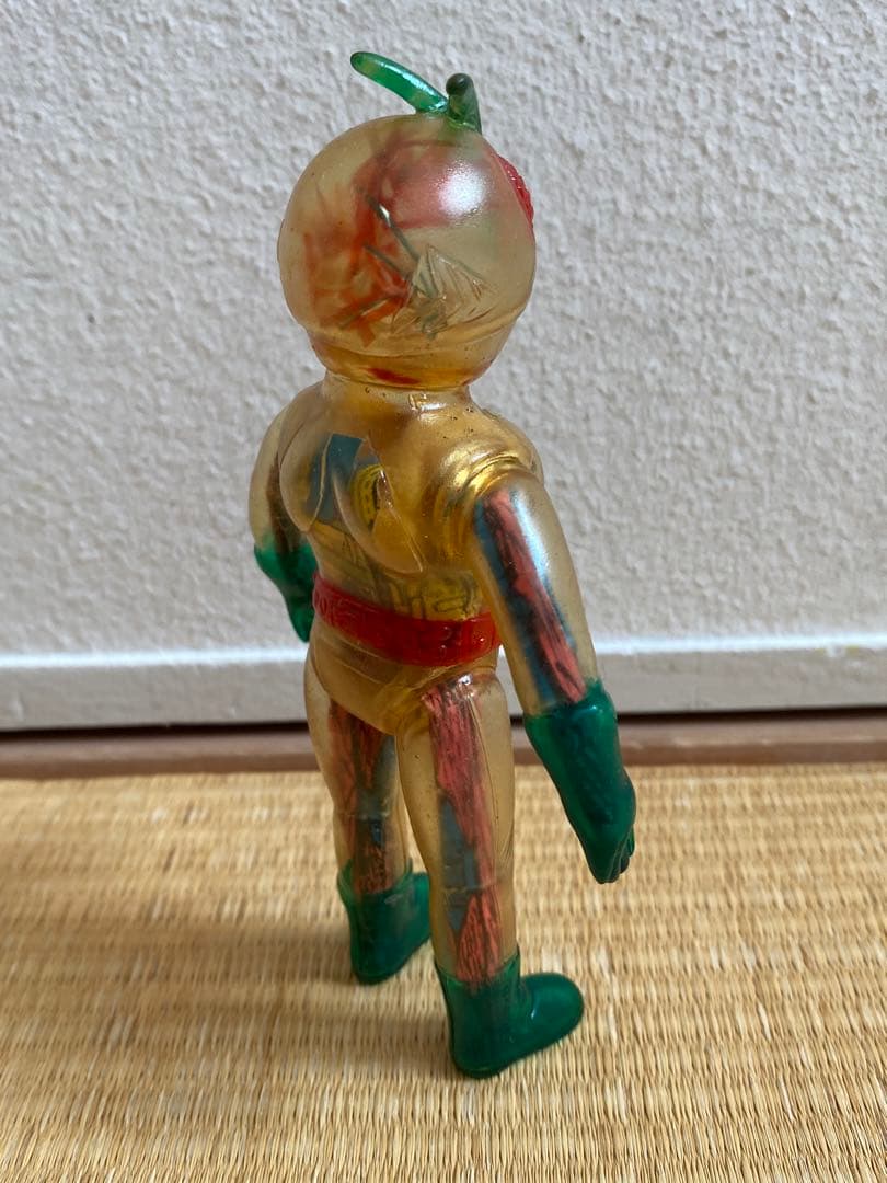 ポピー 仮面ライダー ソフビ 改造人間 仮面ライダー スケルトン クリア