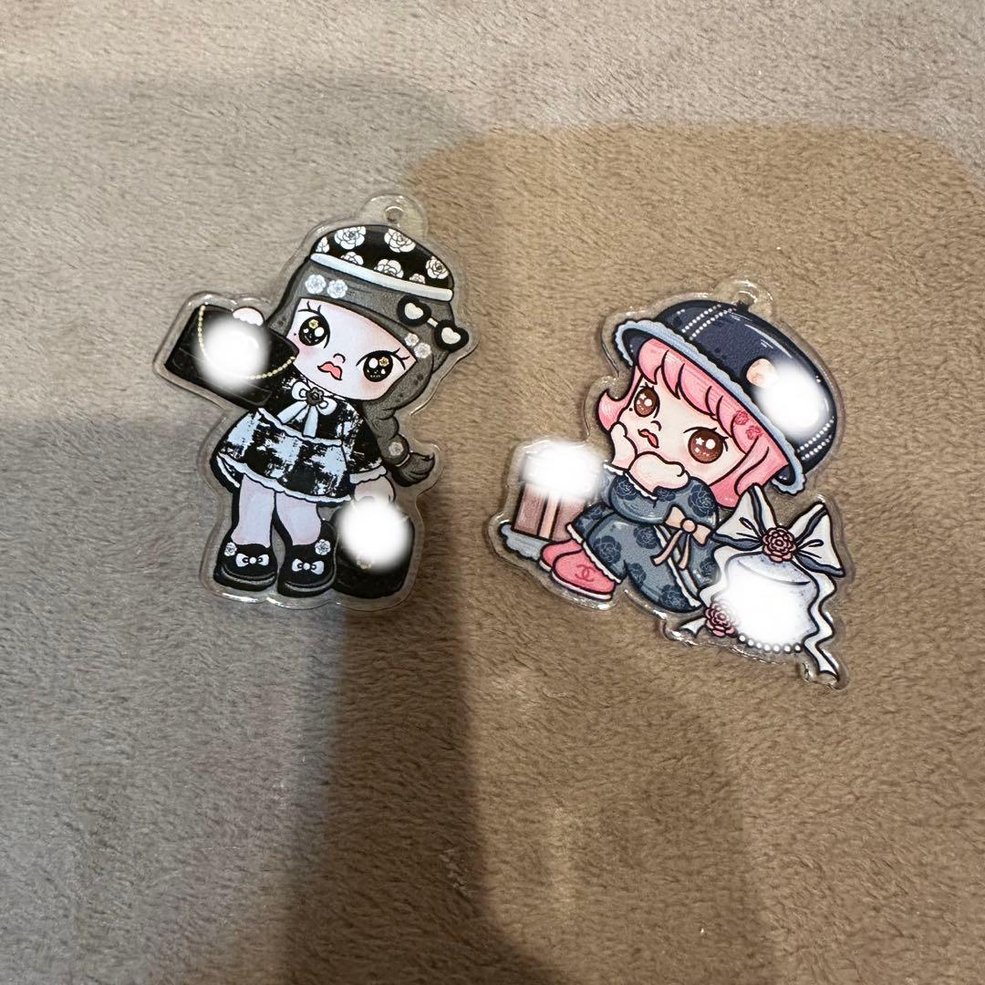 キャラクターアクリルキーホルダー