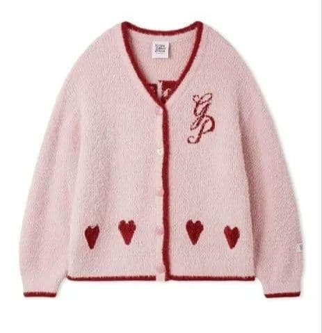 専用！未使用タグ＊ラメフェザーカーディガン&ロングパンツセット ピンク