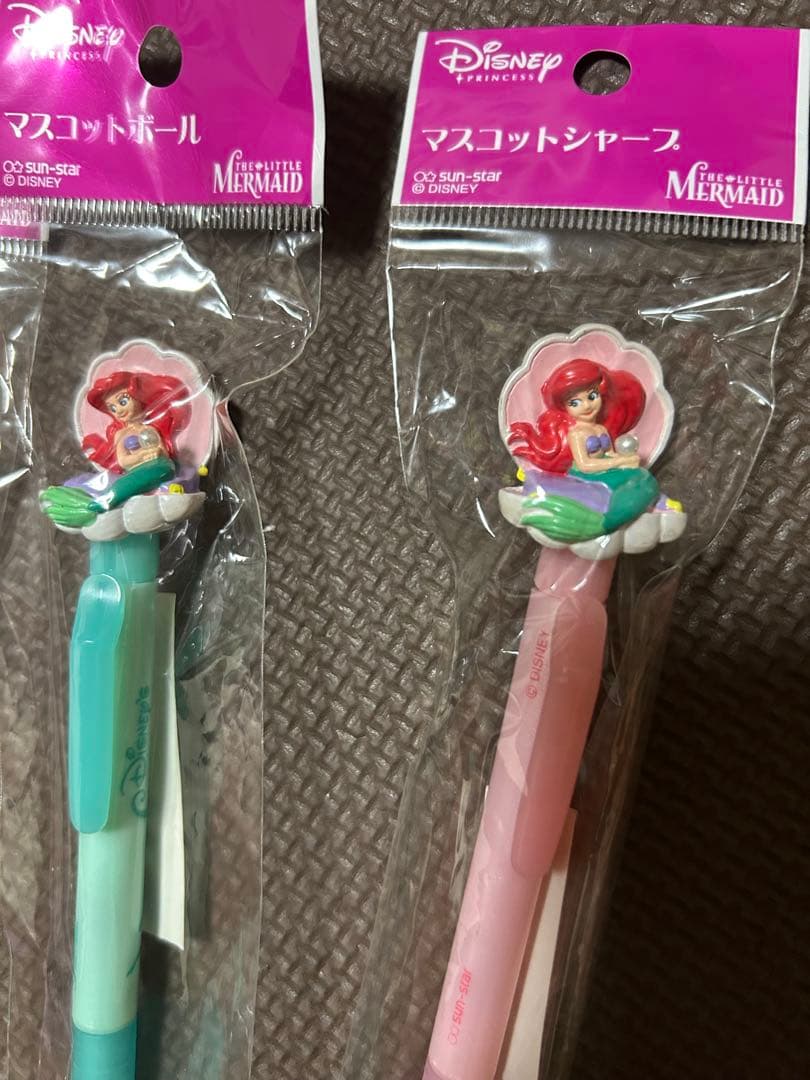 Disney アリエル　ボールペン シャープペンシル　平成レトロ