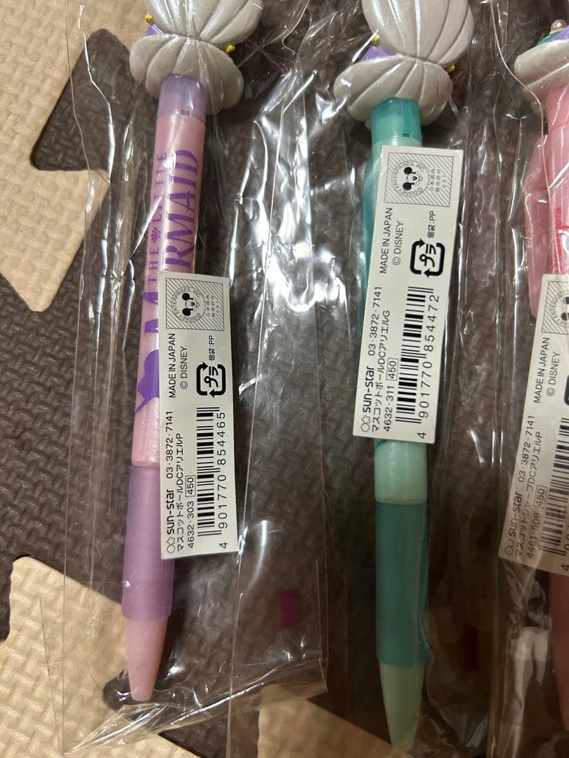 Disney アリエル　ボールペン シャープペンシル　平成レトロ