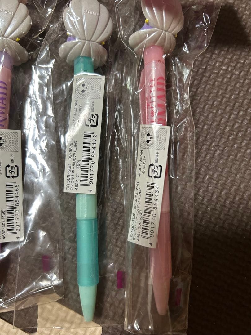 Disney アリエル　ボールペン シャープペンシル　平成レトロ