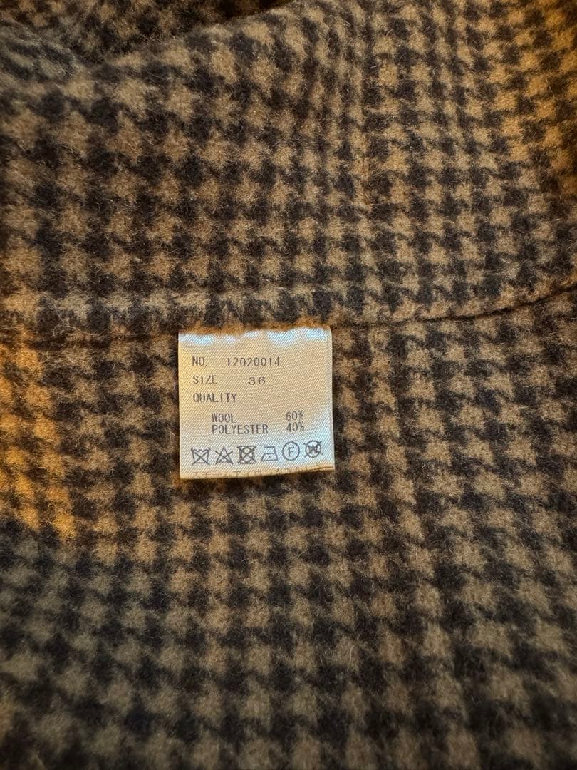 todayful オーバーチェックコート　36