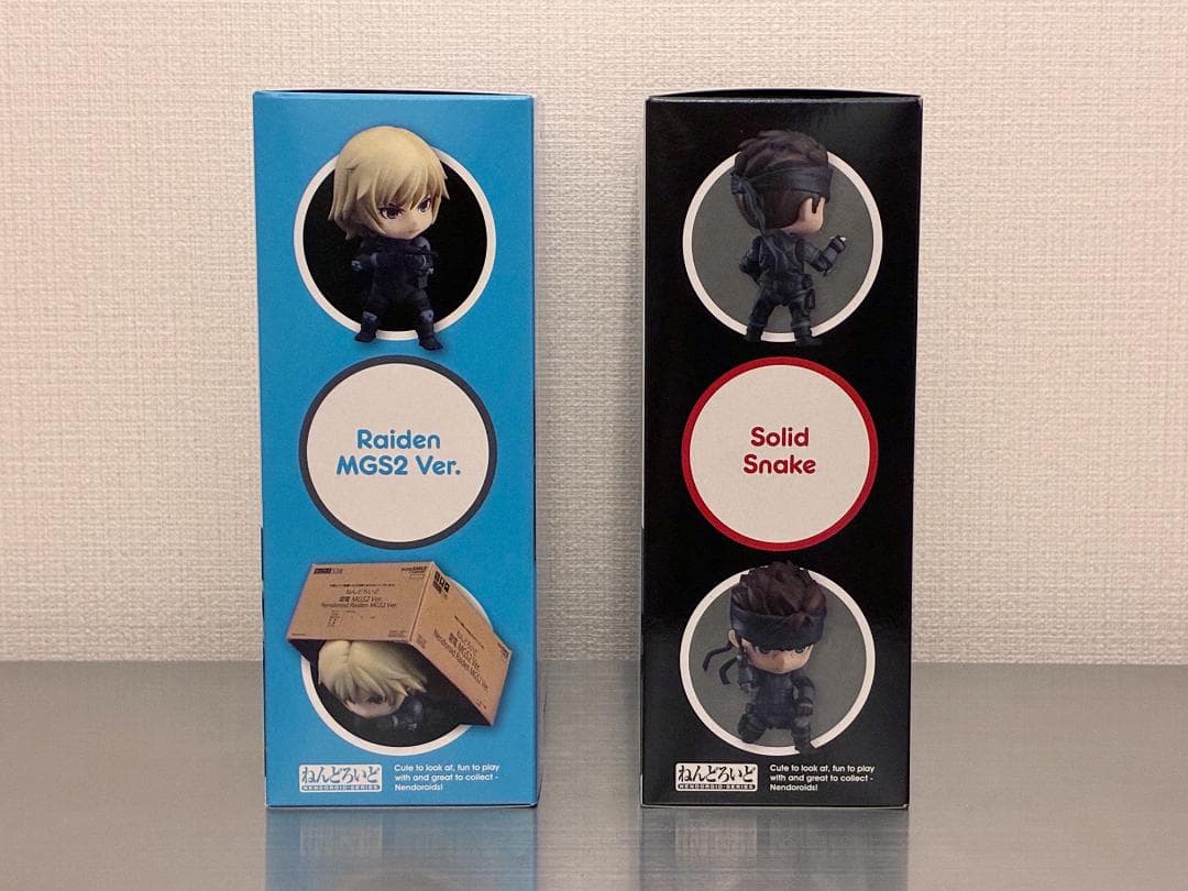 ねんどろいど MGS メタルギアソリッド ソリッド・スネーク 雷電 2点セット