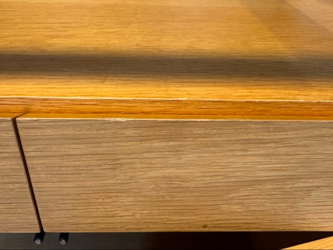 ガラストップリビングボード オーク/ 140ｃｍ / サイドボード