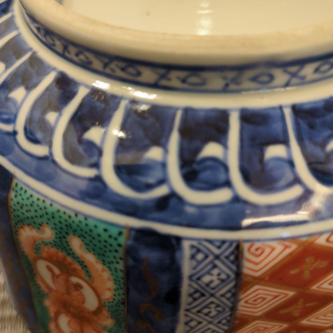 古伊万里焼 色絵 金彩 鉢 盛鉢 十角