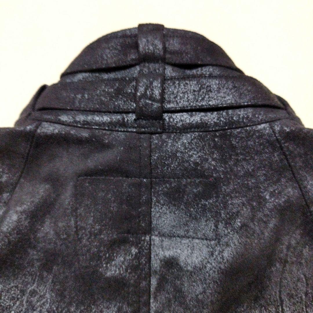 トルネードマート　マイクロフェイクスエードライダースジャケット　ムラ加工　黒　L