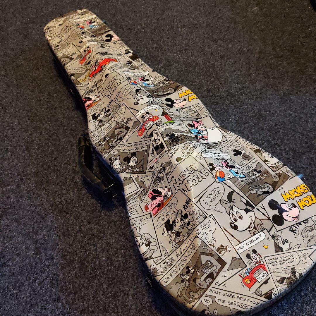 ディズニー ミッキー＆ミニー バイオリンケース 4/4 カーボンファイバー湿度計