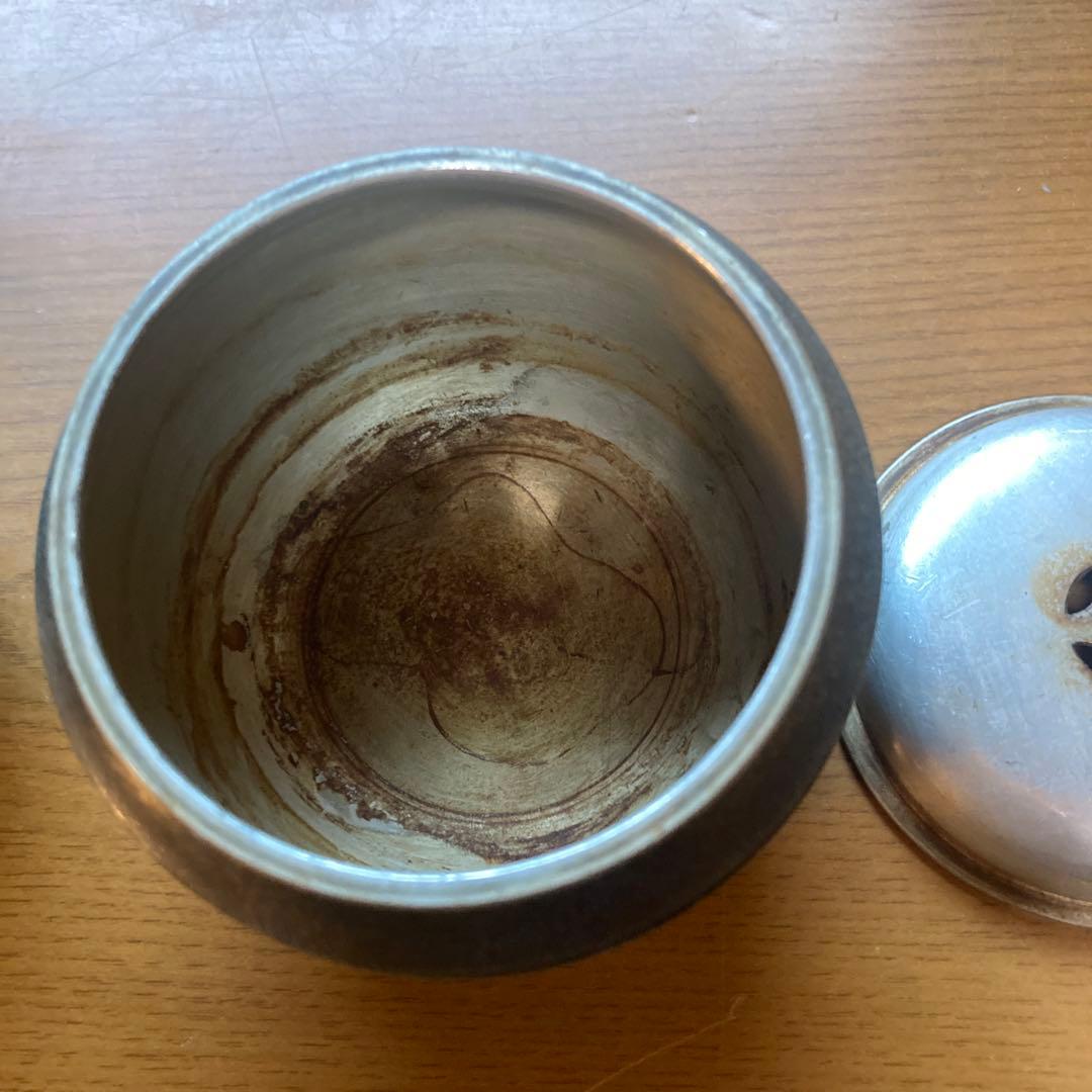 間村自造　錫製　茶壺　こぼし　茶托　茶器セット