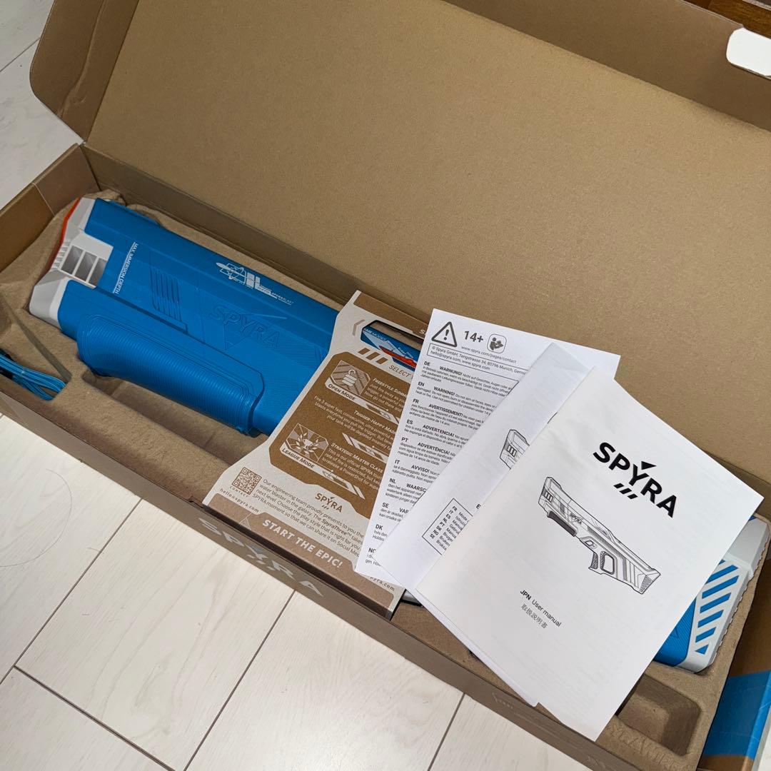 Spyra Three スパイラ3 ウォーターガン 水鉄炮 付属品有