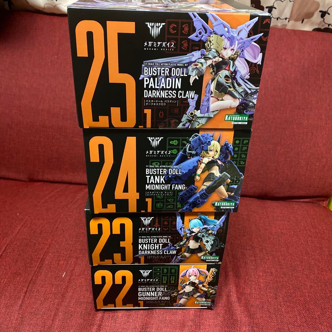 コトブキヤ　メガミデバイス　バスタードール　まとめて　3箱未開封　一箱開封