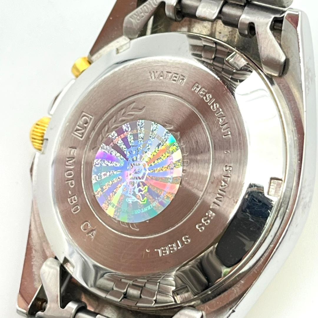 良品 オリエント スリースター 21石 腕時計 自動巻き デイデイト ゴールド