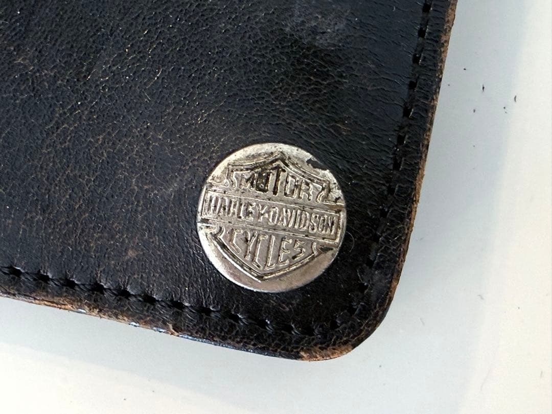 【希少品☆ビンテージ】トラッカーウォレット　ハーレー 革