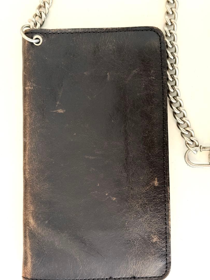 【希少品☆ビンテージ】トラッカーウォレット　ハーレー 革